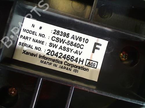 Switch NISSAN PRIMERA (P12) 2.0 | BP13127172I30 