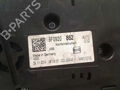 Display monitor SEAT LEON ST (5F8) 1.4 TSI | BP32228861C48