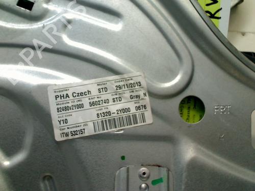 Front right window mechanism HYUNDAI ix35 (LM, EL, ELH) 2.0 CRDi | BP24466713C23 