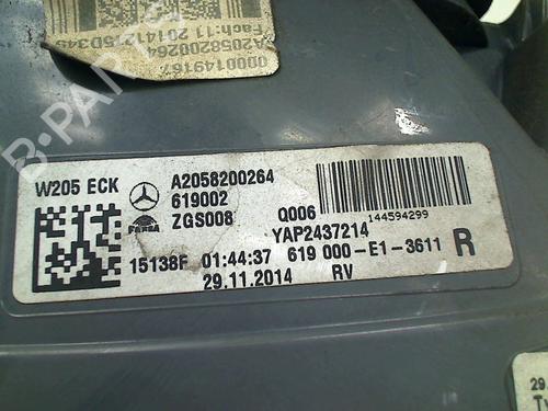 Right taillight MERCEDES-BENZ C-CLASS (W205) C 180 BlueTEC / d (205.036) | BP29472084C35 