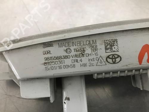 Right daytime light TOYOTA AYGO (_B4_) 1.0 (KGB40) | BP29899236C103