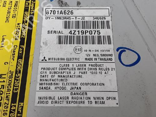 Radio MITSUBISHI ASX (GA_W_) 1.6 MIVEC (GA1W) | BP10852084E6 