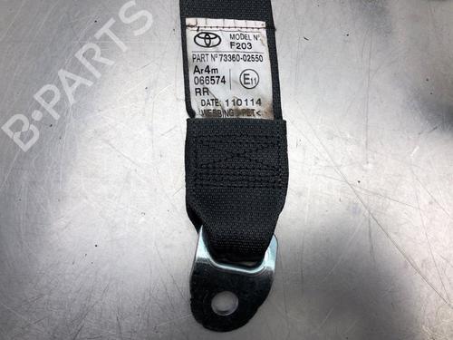 Rear right seatbelt TOYOTA AURIS (_E18_) 1.8 Hybrid (ZWE186_, ZWE186R) | BP15294572I28 
