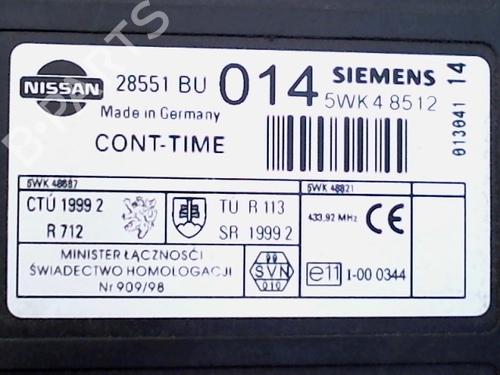 Used Electronic module NISSAN ALMERA TINO (V10) 1.8 (114 hp) 10819287