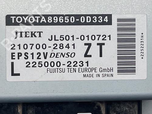 Used Steering ECU TOYOTA YARIS (_P13_) 1.5 Hybrid (NHP130_) (101 hp) 10854209