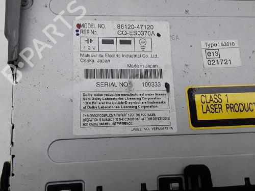 Radio TOYOTA PRIUS Liftback (_W2_) 1.5 Hybrid (NHW20_, NHW20R) | BP10832392E6 