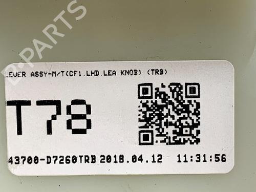 Gear lever HYUNDAI TUCSON (TL, TLE) 1.6 GDi | BP10841563M90 