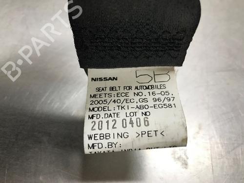 Rear left seatbelt NISSAN MICRA IV (K13K, K13KK) 1.2 DIG-S | BP18073780I29 