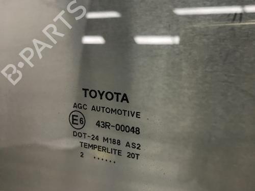 Rear right door window TOYOTA YARIS (_P13_) 1.5 Hybrid (NHP130_, NHP130) | BP13382275C21 