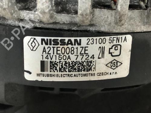 Alternator NISSAN MICRA V (K14) 0.9 IG-T | BP12261076M7 