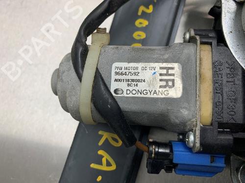 Rear right window mechanism CHEVROLET EPICA (KL1_) 2.5 | BP10841729C25 