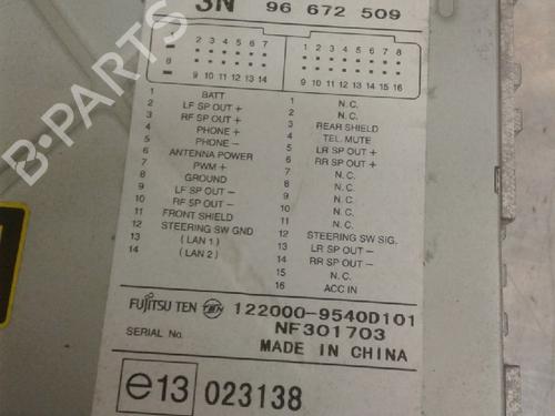 Radio CHEVROLET CAPTIVA (C100, C140) 2.0 D | BP10827999E6 
