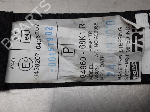 Rear right seatbelt SUZUKI ALTO VII (GF) 1.0 (AMF310, GFC31S) | BP10857864I28 