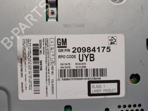 Radio OPEL MERIVA B MPV (S10) 1.4 (75) | BP36308749E6 - Image 5