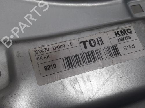 Rear right window mechanism KIA SPORTAGE II (JE_, KM_) 2.0 i 16V | BP11075944C25 