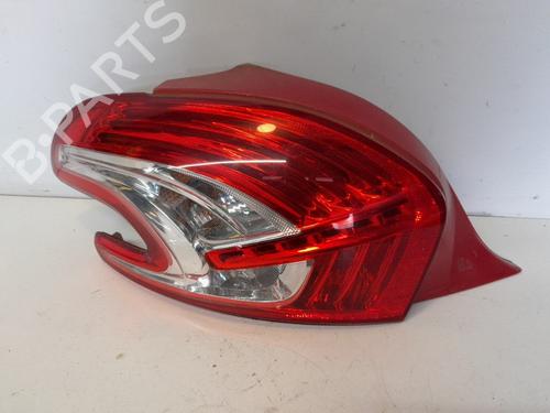 Used Left taillight Left taillight PEUGEOT 208 I (CA_, CC_) 1.6 HDi (114 hp) 36308777 36308777