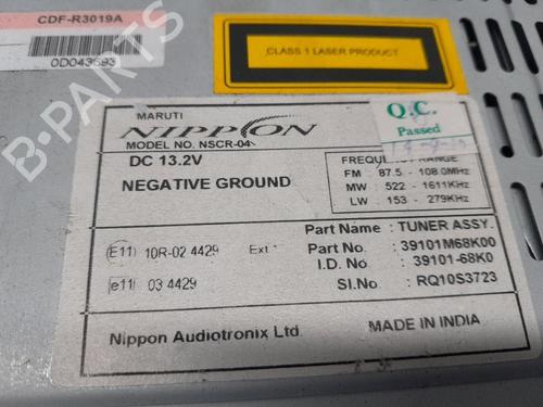 Radio SUZUKI ALTO VII (GF) 1.0 (AMF310, GFC31S) | BP18850366E6 