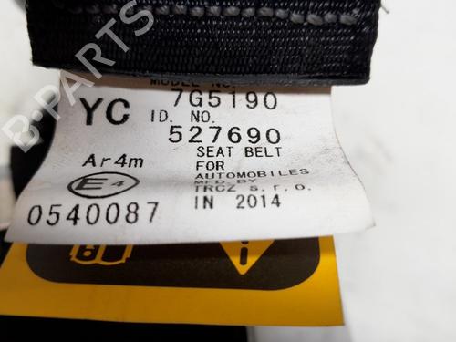 Rear center seatbelt TOYOTA YARIS (_P13_) 1.5 Hybrid (NHP130_, NHP130) | BP15794270I27 