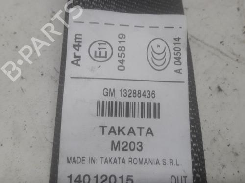 Rear right seatbelt OPEL INSIGNIA A (G09) 1.6 SIDI (68) | BP11568947I28 