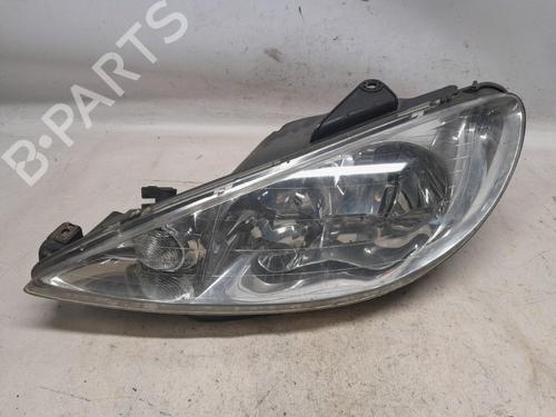 Used Left headlight Left headlight PEUGEOT 206 CC (2D) 1.6 16V (2DNFUF, 2DNFUR) (109 hp) 28827856 28827856