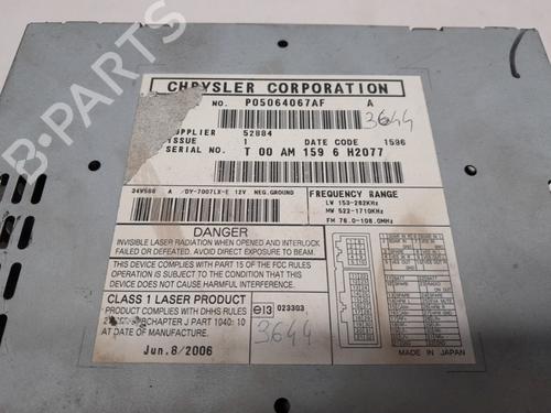 Radio JEEP COMPASS (MK49) 2.0 CRD 4x4 | BP25478751E6 