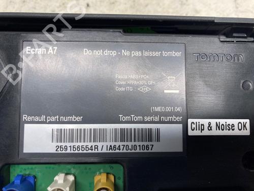 Display monitor RENAULT MEGANE III Grandtour (KZ0/1) 2.0 CVT (KZ0G, KZ1P) | BP15380285C48 