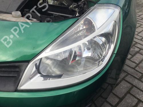 Used Left headlight RENAULT CLIO III (BR0/1, CR0/1) 1.2 16V (BR02, BR0J, BR11, CR02, CR0J, CR11) (75 hp) 30378585
