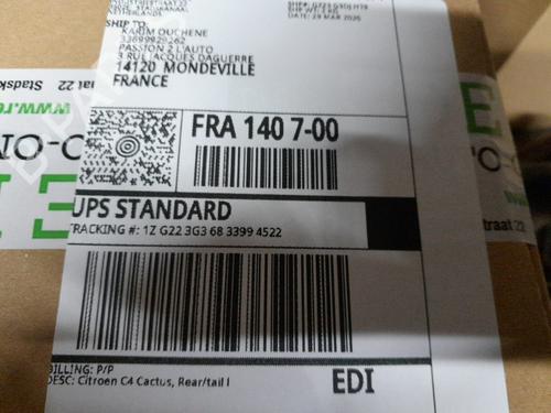 Right taillight CITROËN C4 CACTUS 1.2 THP 110 | BP34042292C35  - Image 7