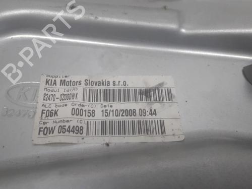 Front left window mechanism KIA SPORTAGE II (JE_, KM_) 2.0 i 16V | BP11629785C22 
