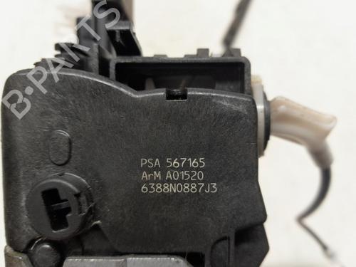 Rear left lock PEUGEOT 308 SW I (4E_, 4H_) 1.6 16V | BP22705718C100 
