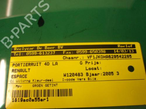 Used Rear left door window RENAULT ESPACE IV (JK0/1_) 2.2 dCi (JK0H) (150 hp) 11063642