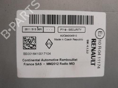 Radio RENAULT CLIO IV (BH_) 0.9 TCe 90 (BHNF, BHMA, BHMH, BHJK, BHJR) | BP30085255E6
