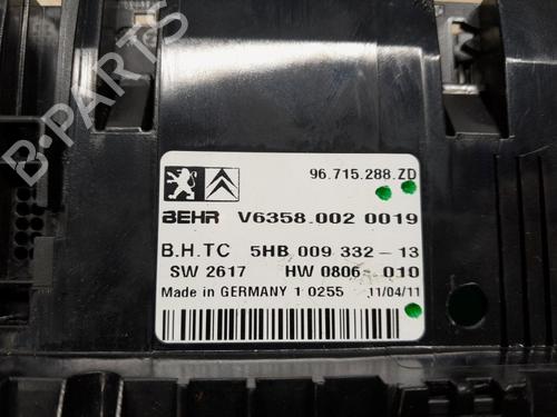 Climate control CITROËN C5 III Break (RW_) 1.6 VTI 120 | BP30160045I5