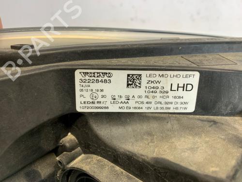 Left headlight VOLVO V40 Hatchback (525) D2 | BP38097118C28  - Image 5