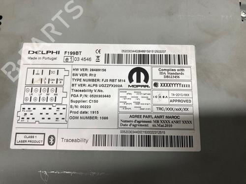 Radio FIAT PUNTO (199_) 1.3 D Multijet | BP18846156E6 