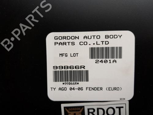 Right front fenders TOYOTA AYGO (_B1_) 1.0 (KGB10_, KGB10R) | BP27621217C42 