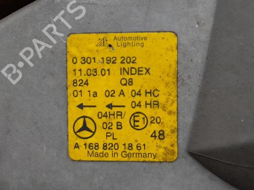 Højre forlygte MERCEDES-BENZ A-CLASS (W168) A 190 (168.032, 168.132) | BP26301732C29 
