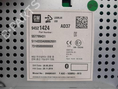Bilradio OPEL MOKKA / MOKKA X (J13) 1.4 LPG (_76) | BP29817343E6