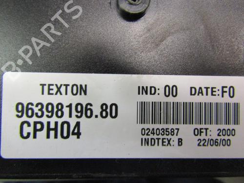 Engine control unit (ECU) PEUGEOT 306 Hatchback (7A, 7C, N3, N5) 2.0 HDI 90 | BP17190700M57 