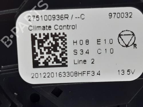 Climate control RENAULT CLIO V (B7_) 1.0 TCe 90 (B7MT) | BP25205244I5 