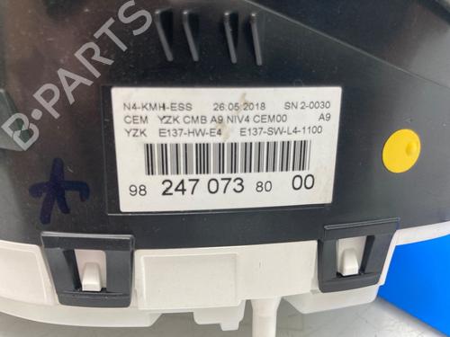 Instrument cluster PEUGEOT 2008 I (CU_) 1.2 THP 130 / PureTech 130 | BP20074126C47 