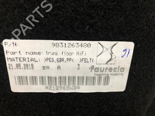 Luggage compartment floor DS DS 3 / DS 3 CROSSBACK (UR_, UC_, UJ_) 1.2 PureTech 100 (URHNKK, URHNEK) | BP19103589I33 