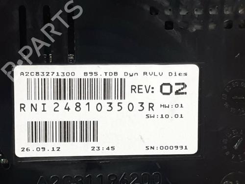 Instrument cluster RENAULT MEGANE III Grandtour (KZ0/1) 1.5 dCi (KZ09, KZ0D, KZ1G, KZ29, KZ14, KZ1W, KZ10, KZ1F,... | BP13324236C47 