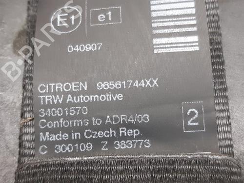 Rear right seatbelt CITROËN C5 III (RD_) 1.8 16V (RD6FXC) | BP10795494I28 