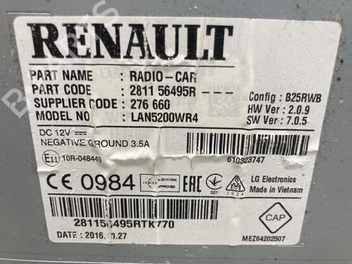 Radio RENAULT TRAFIC III Van (FG_) 1.6 dCi 125 (FGMH) | BP24166601E6 - Image 3