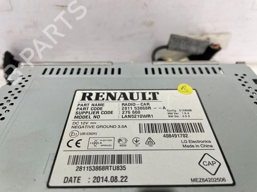 Radio RENAULT CLIO IV Grandtour (KH_) 0.9 TCe 90 | BP25884821E6 