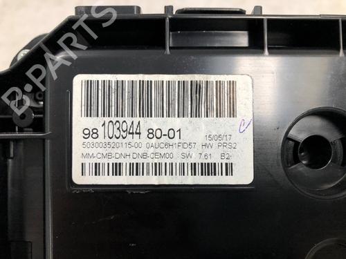 Instrument cluster PEUGEOT 3008 II SUV (MC_, MR_, MJ_, M4_) 1.2 THP/ PureTech 130 (MRHNSM, MRHNSU, MRHNSJ, MRHNYW,... | BP18950548C47 