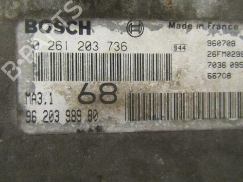Engine control unit (ECU) PEUGEOT 106 II (1A_, 1C_) 1.1 i | BP10790878M57 