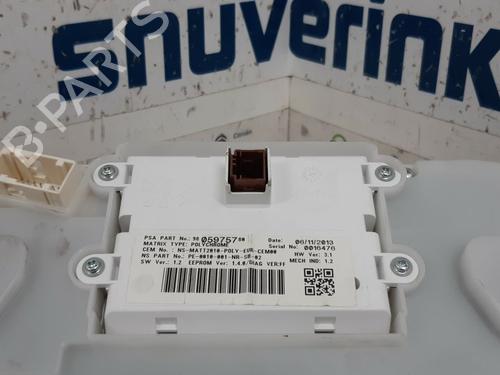 Instrument cluster PEUGEOT 208 I (CA_, CC_) 1.6 VTi | BP13324112C47 