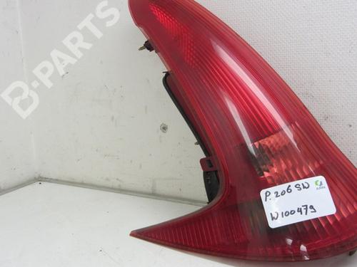 Used Left taillight Left taillight PEUGEOT 206 SW (2E/K) 2.0 HDi (90 hp) 10783306 10783306